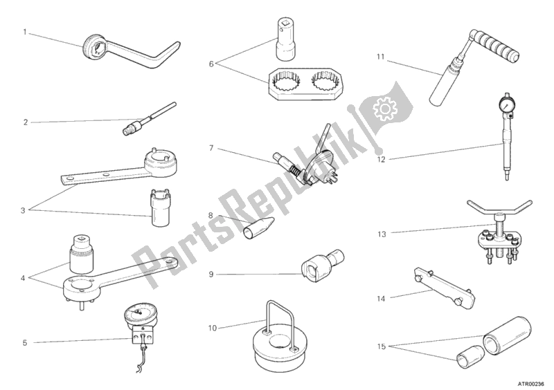 All parts for the Workshop Service Tools, Engine Ii of the Ducati Streetfighter S USA 1100 2011